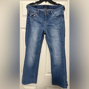 Lucky Brand  Blue Jeans Lolita Boot Size 8/29 Regular